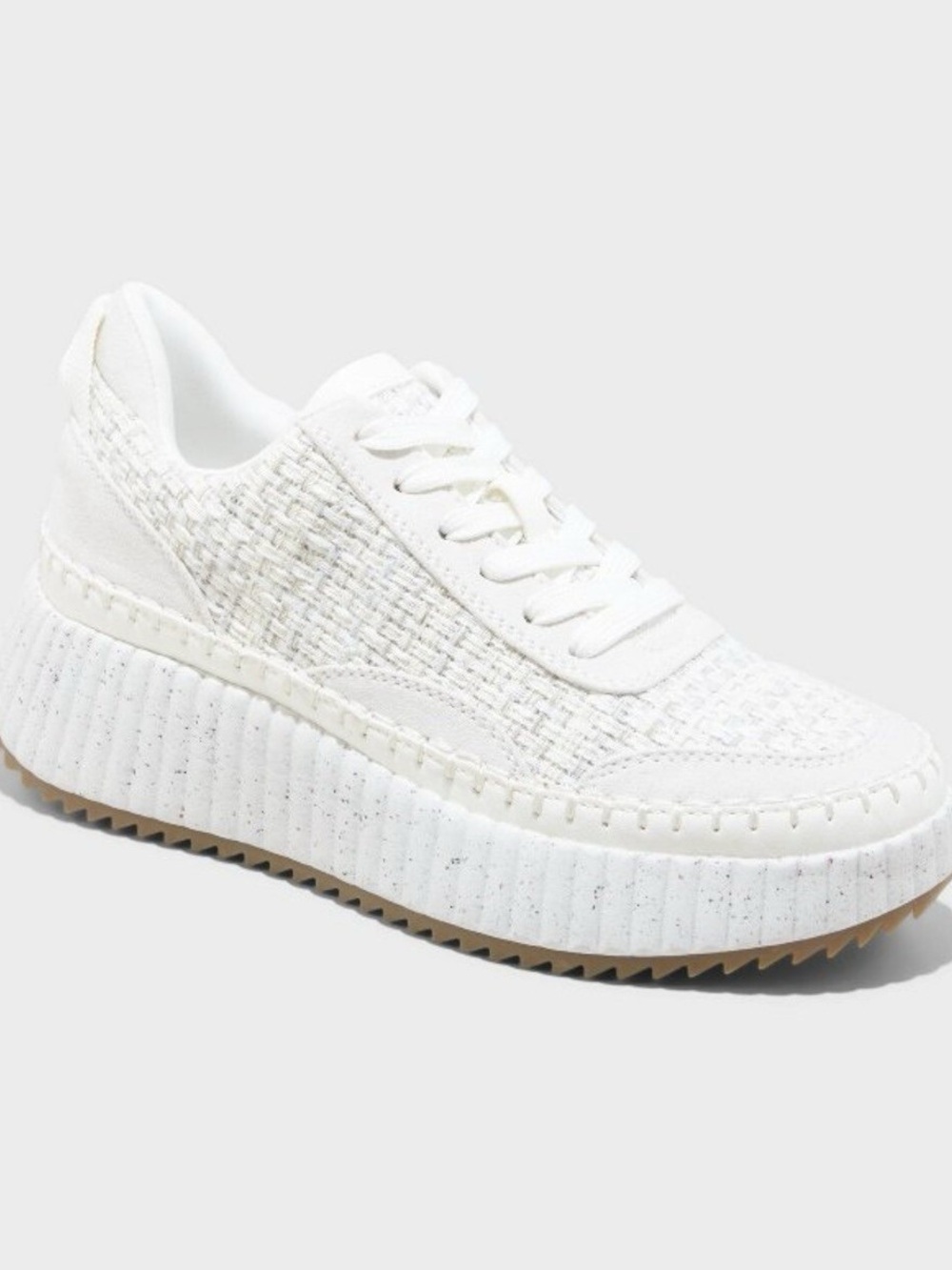 Universal Thread White Platform Knit Sneaker